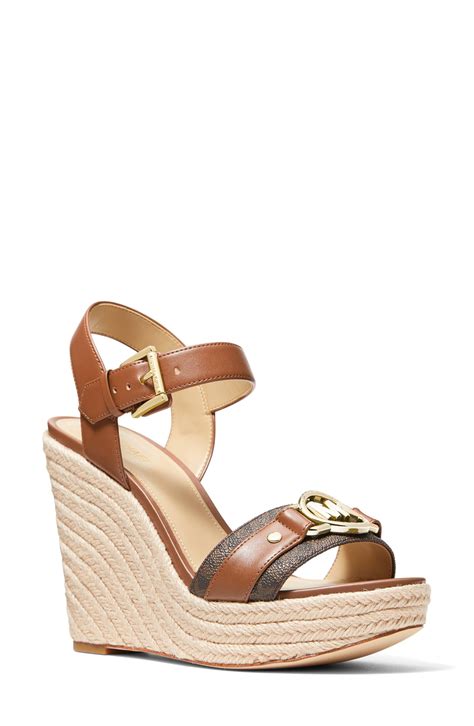 Michael Kors platform wedge espadrille